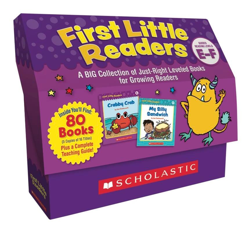 Scholastic First Little Readers, Set of 100, Level E-F